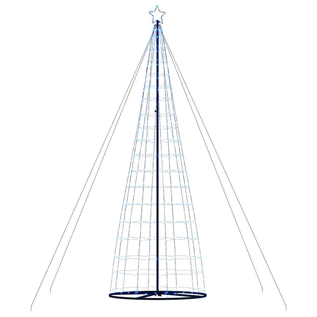 LED-juletræ 1534 LED'er 500 cm blåt lys