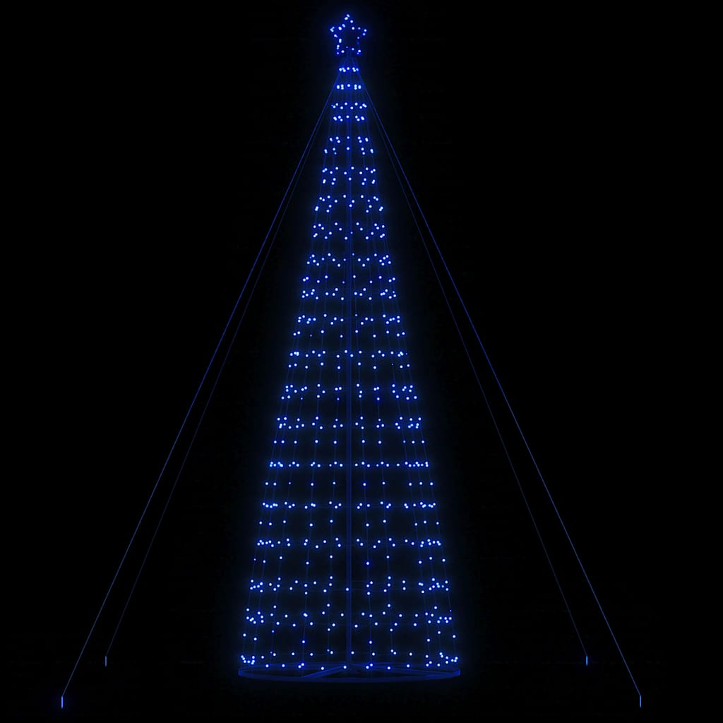 LED-juletræ 1534 LED'er 500 cm blåt lys