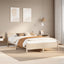 sengeramme uden madras 160x200 cm massivt fyrretræ