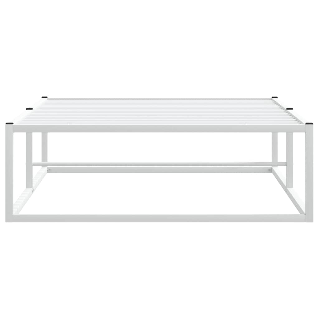 sengeramme uden madras 90x200 cm metal hvid