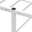 sengeramme uden madras 90x200 cm metal hvid