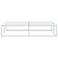 sengeramme uden madras 160x200 cm metal hvid