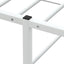 sengeramme uden madras 180x200 cm metal hvid
