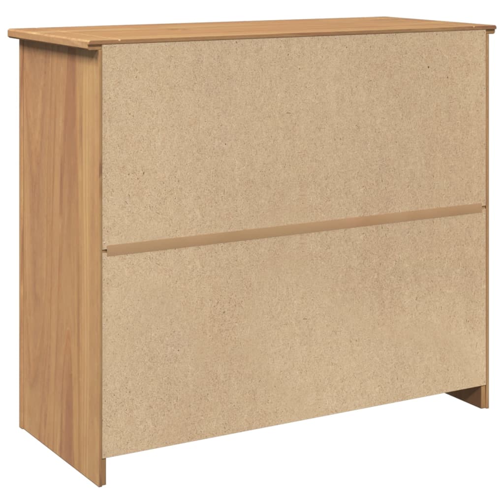 skænk med skuffer PANAMA 93x40x80 cm massivt fyrretræ