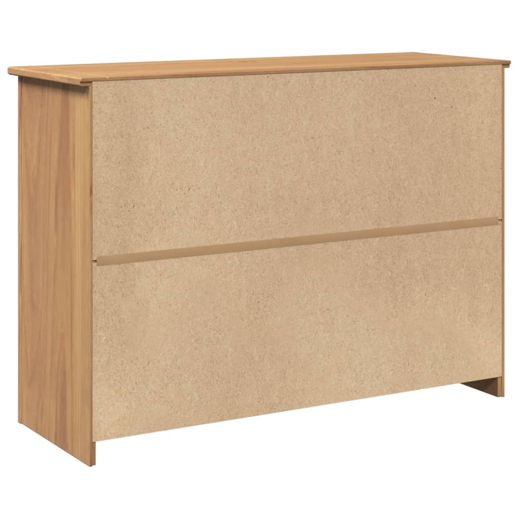 skænk med skuffer PANAMA 112x40x80 cm massivt fyrretræ