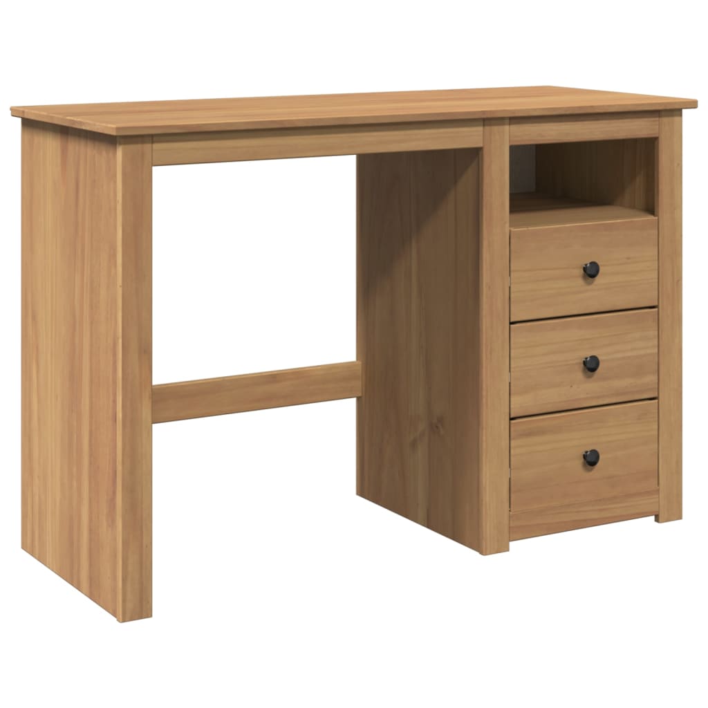 skrivebord PANAMA 112x45x75 cm massivt fyrretræ