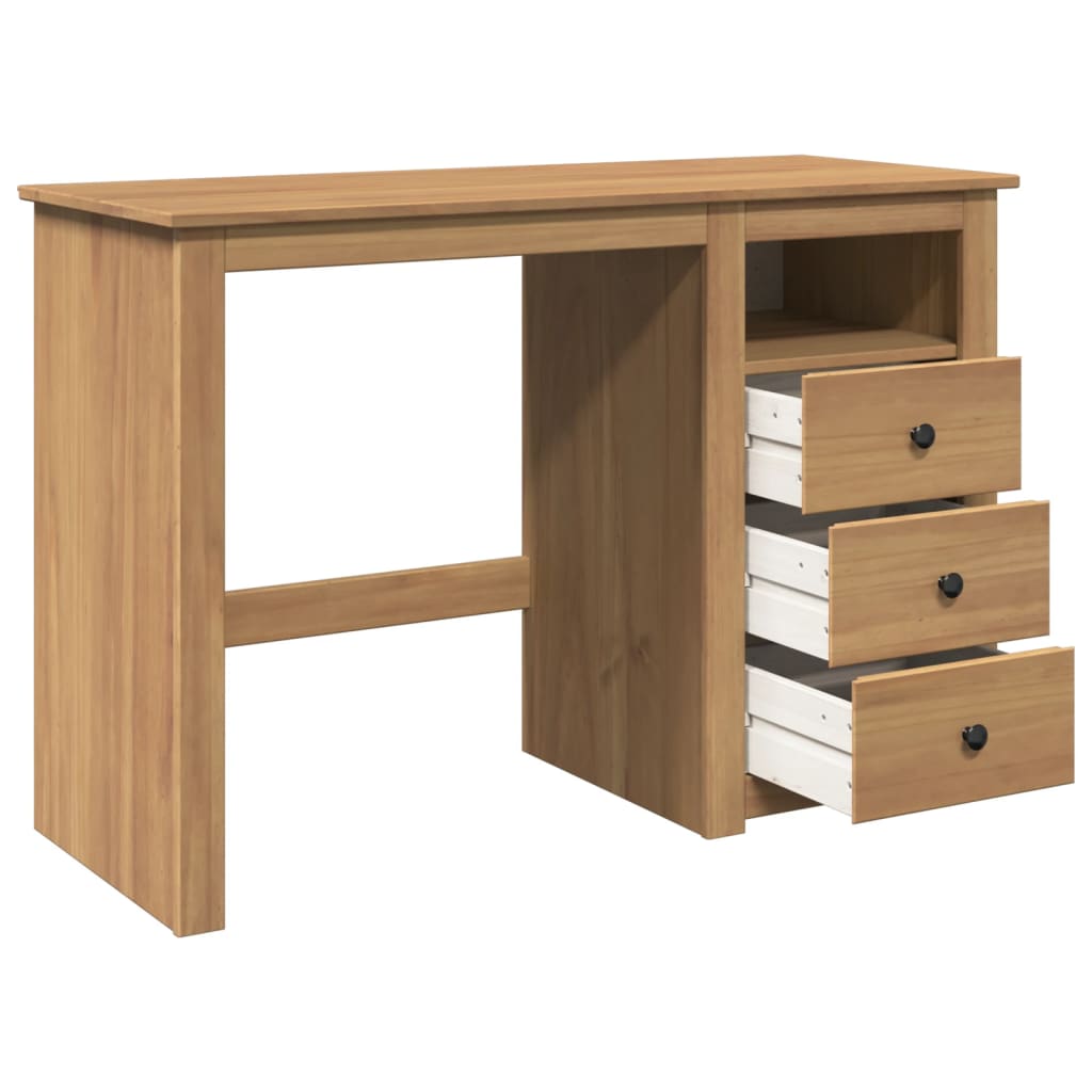 skrivebord PANAMA 112x45x75 cm massivt fyrretræ