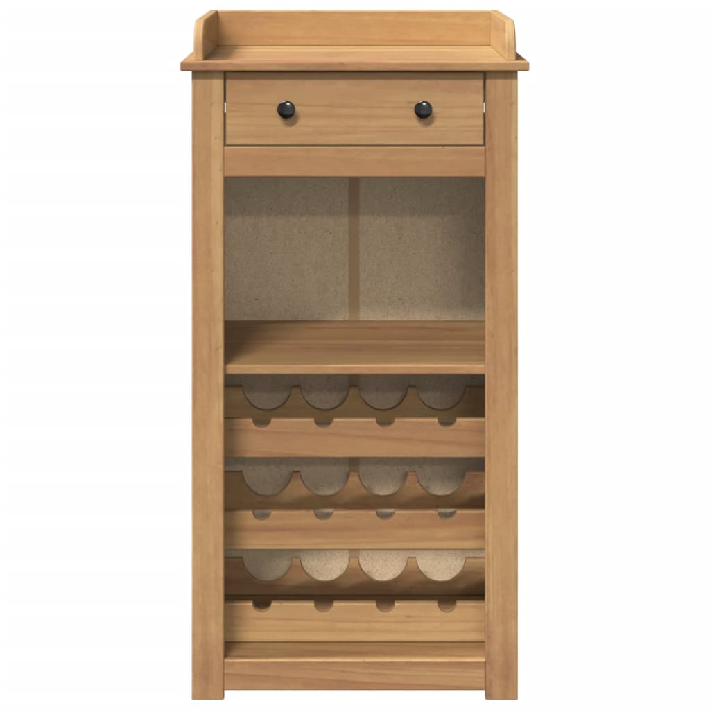 vinskab PANAMA 57x40x111,5 cm massivt fyrretræ