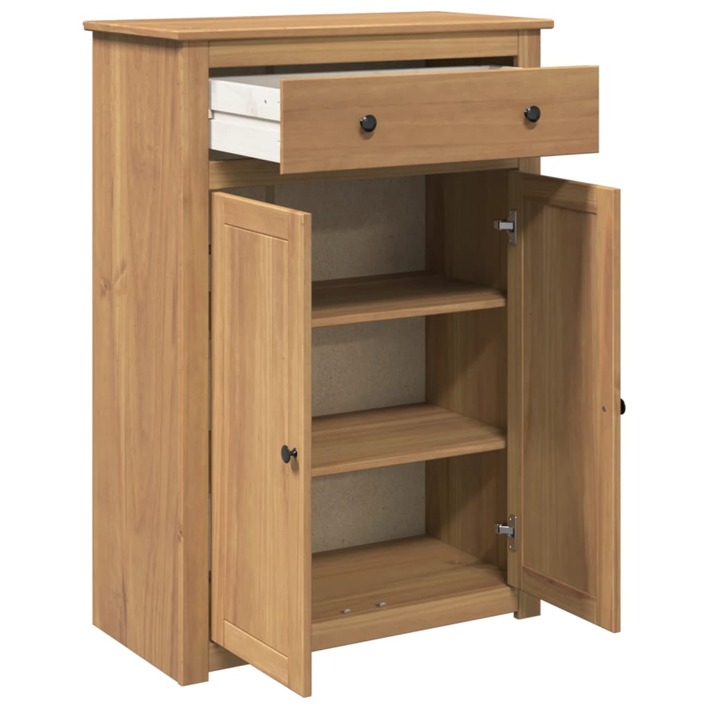 skoskab PANAMA 80x40x114 cm massivt fyrretræ