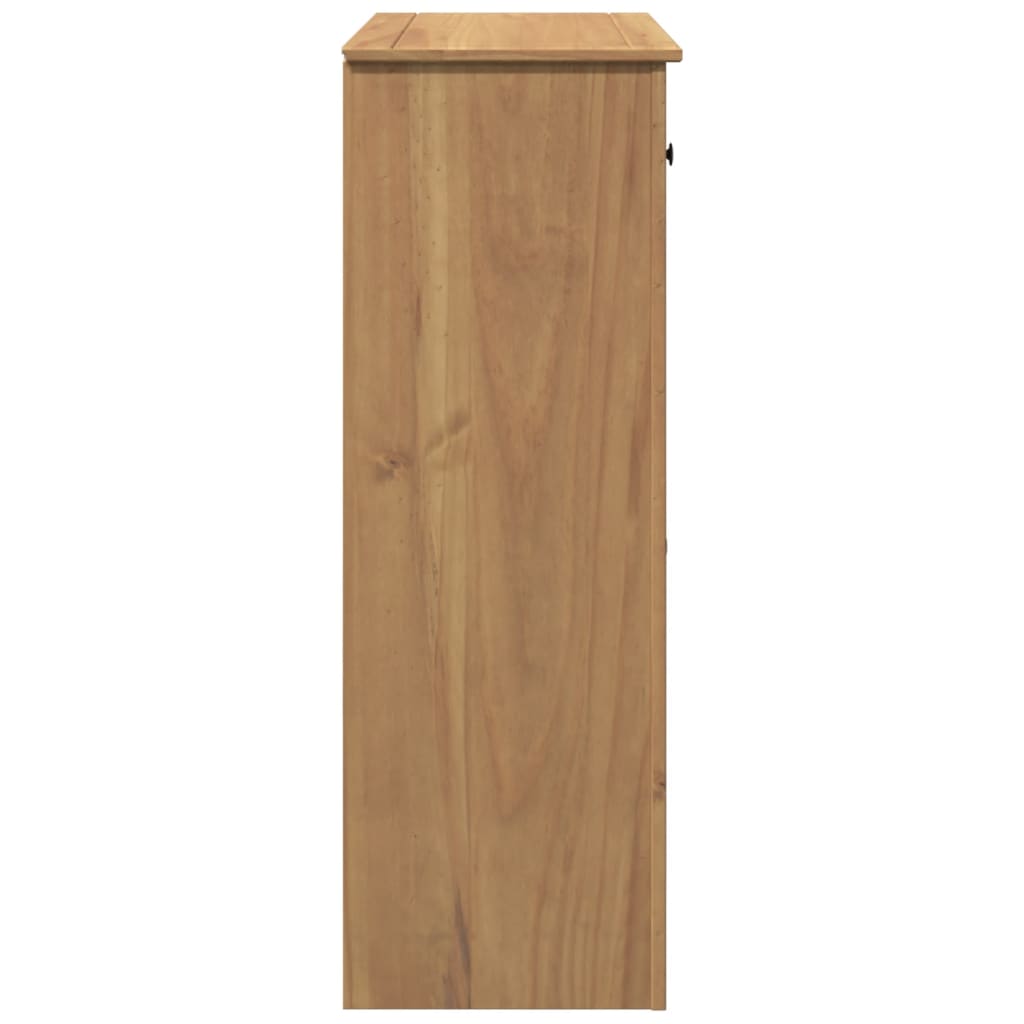 skoskab PANAMA 80x40x114 cm massivt fyrretræ