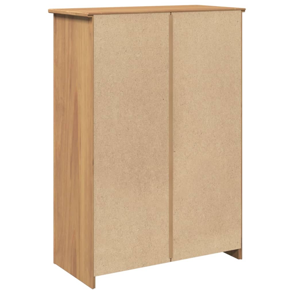 skoskab PANAMA 80x40x114 cm massivt fyrretræ