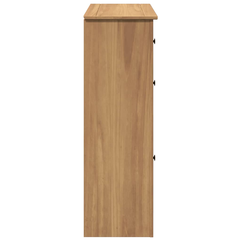 skoskab PANAMA 80x35x105 cm massivt fyrretræ
