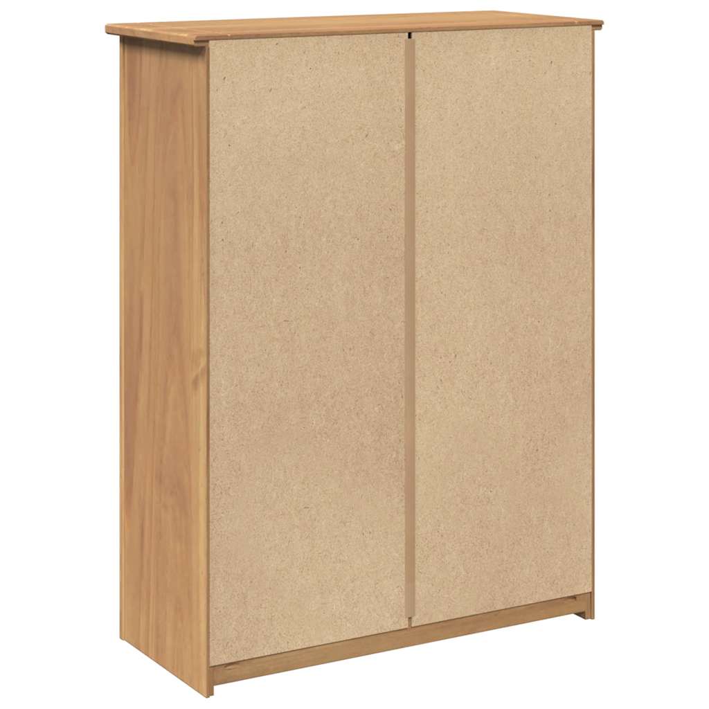 skoskab PANAMA 80x35x105 cm massivt fyrretræ
