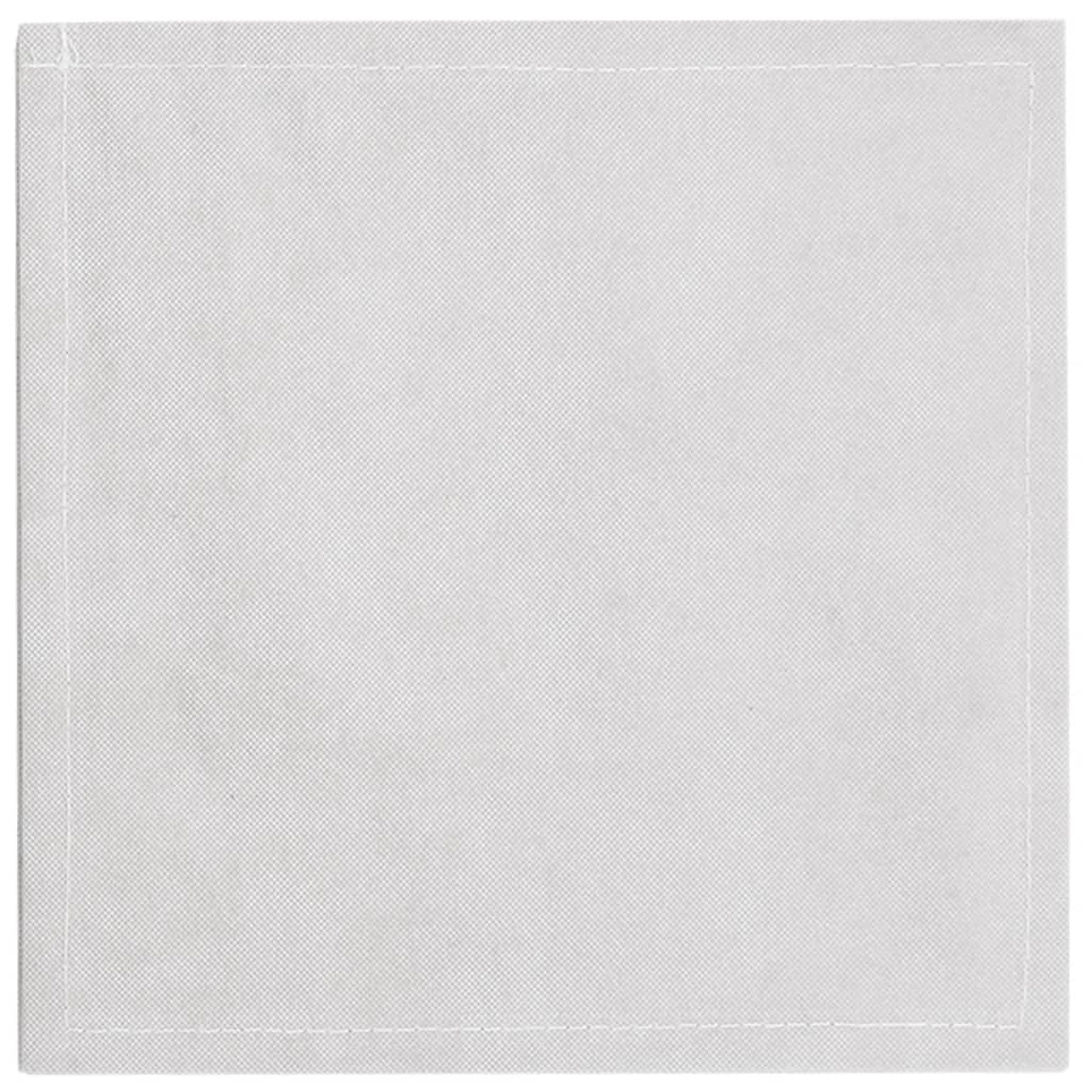 opbevaringskasser 4 stk. 32x32x32 cm foldbare stof cremefarvet