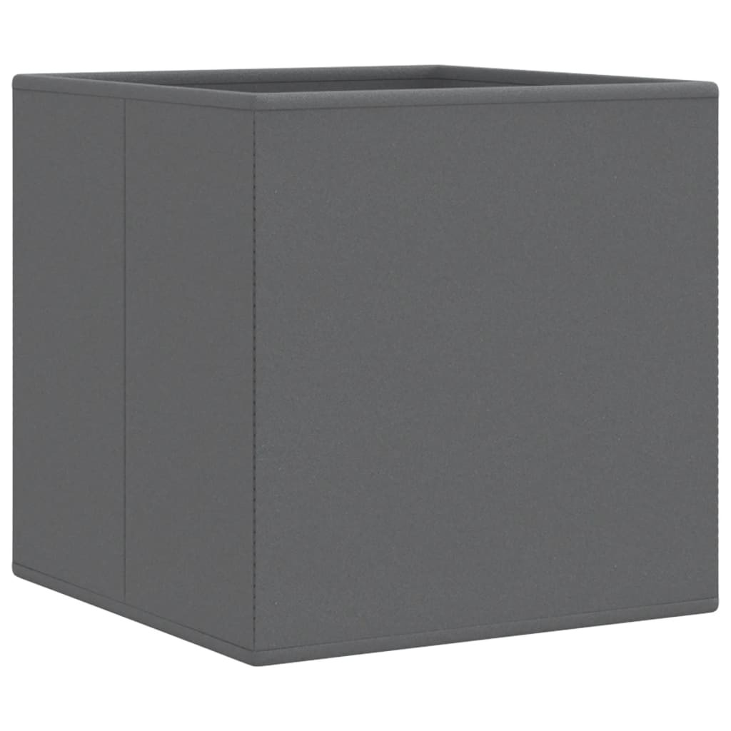 opbevaringskasser 4 stk. 32x32x32 cm foldbare stof grå