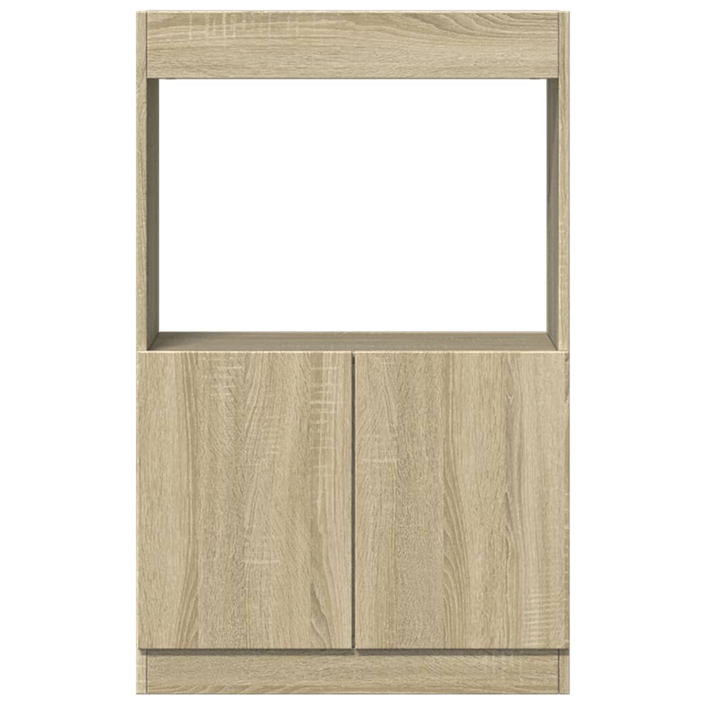 skab 63x33x100 cm konstrueret træ sonoma-eg