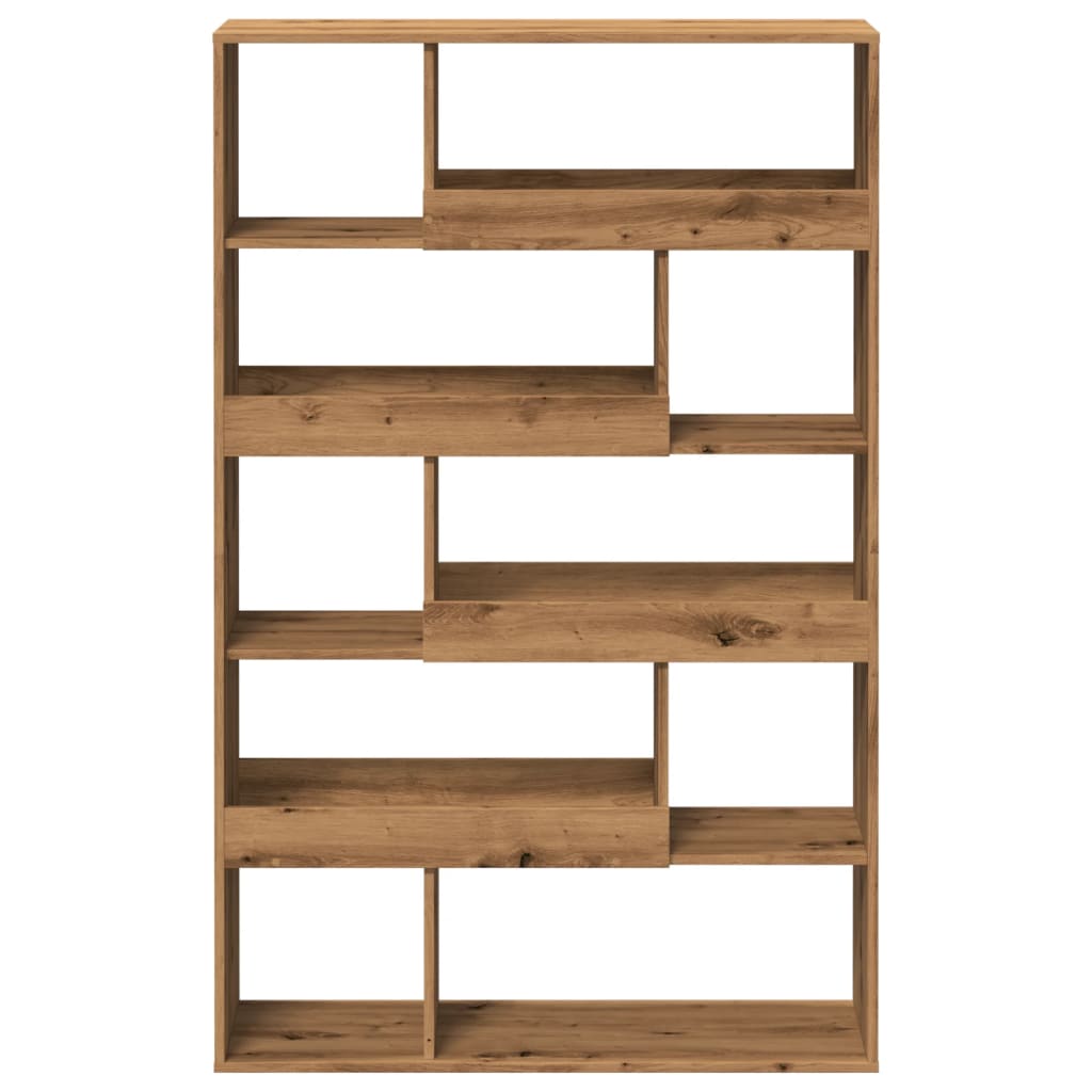 bogreol 100x33x156,5 cm konstrueret træ håndlavet eg