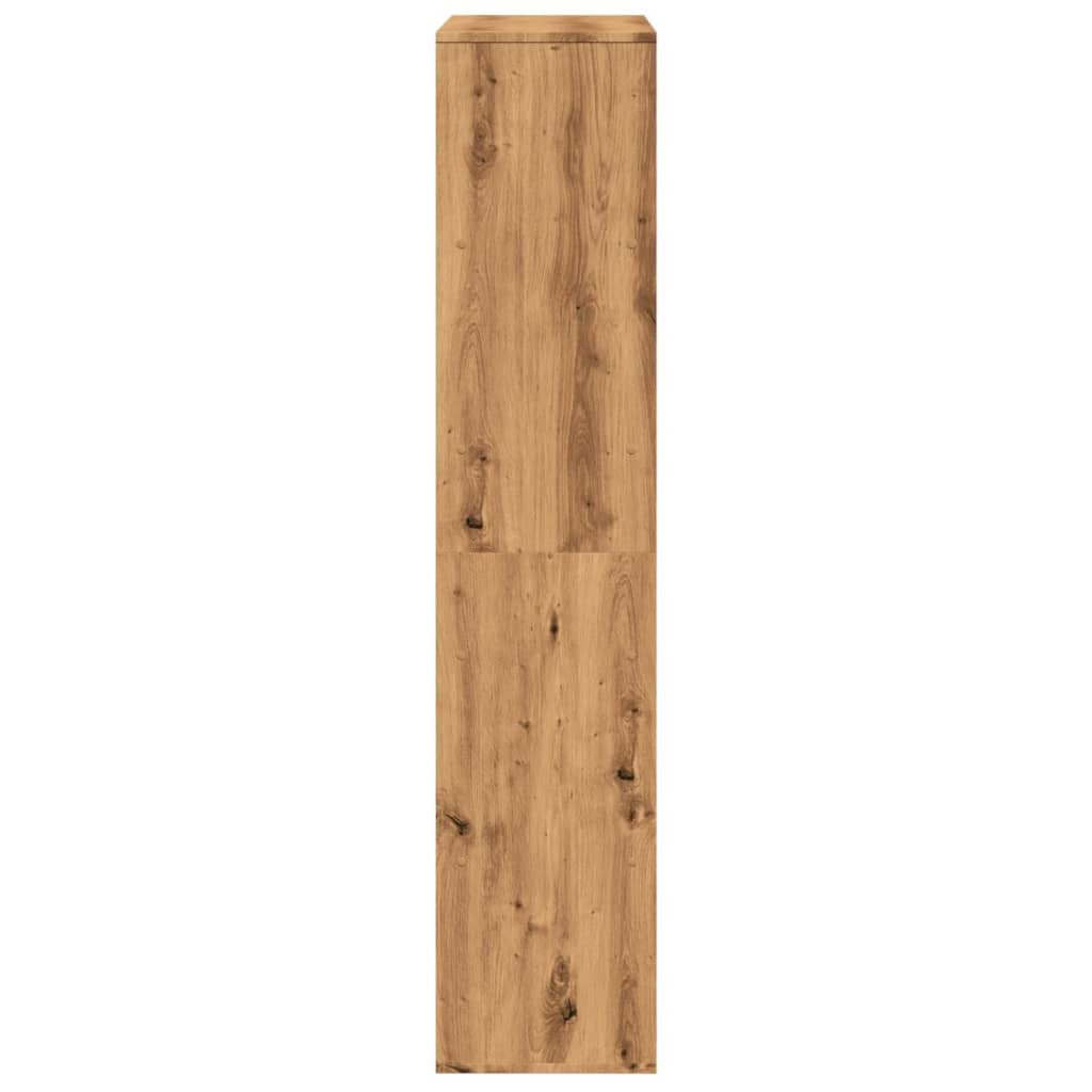 bogreol 100x33x156,5 cm konstrueret træ håndlavet eg
