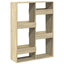 bogreol 100x33x135 cm konstrueret træ sonoma-eg