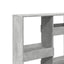 bogreol 100x33x135 cm konstrueret træ betongrå