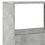 bogreol 100x33x155,5 cm konstrueret træ betongrå