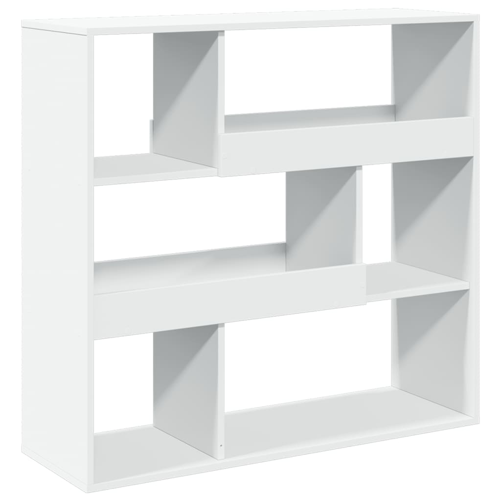 rumdeler 100x33x94,5 cm konstrueret træ hvid