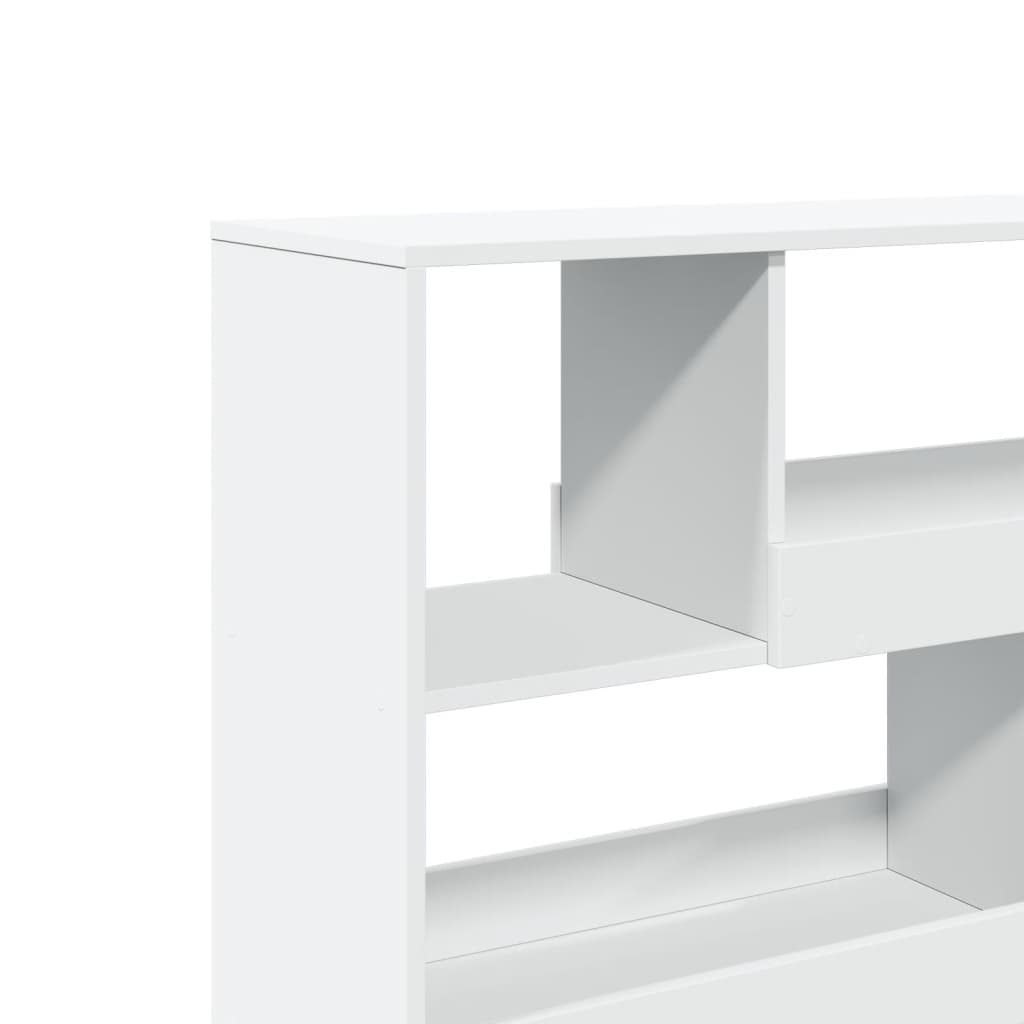 rumdeler 100x33x94,5 cm konstrueret træ hvid