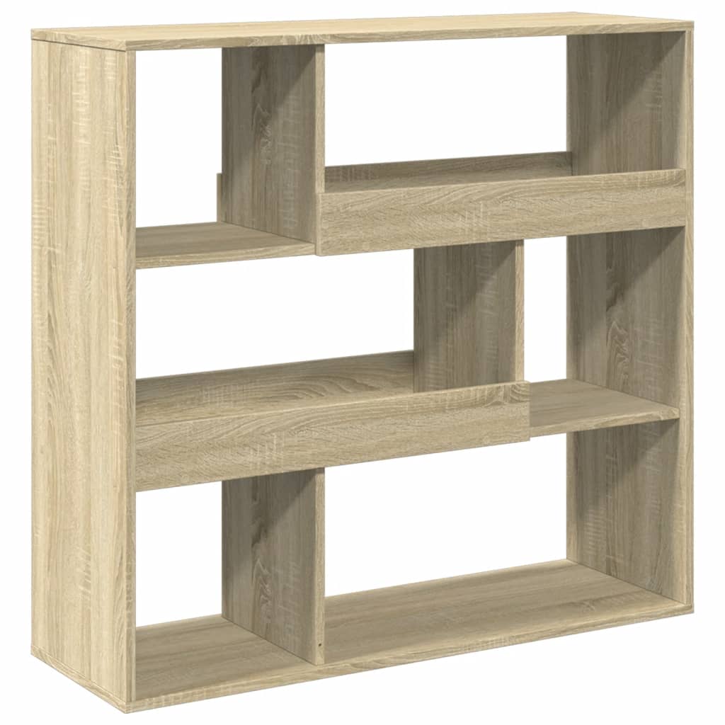 rumdeler 100x33x94,5 cm konstrueret træ sonoma-eg