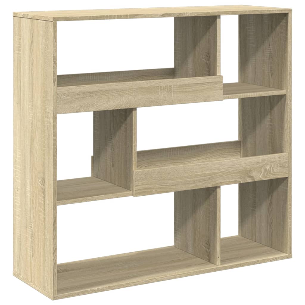 rumdeler 100x33x94,5 cm konstrueret træ sonoma-eg