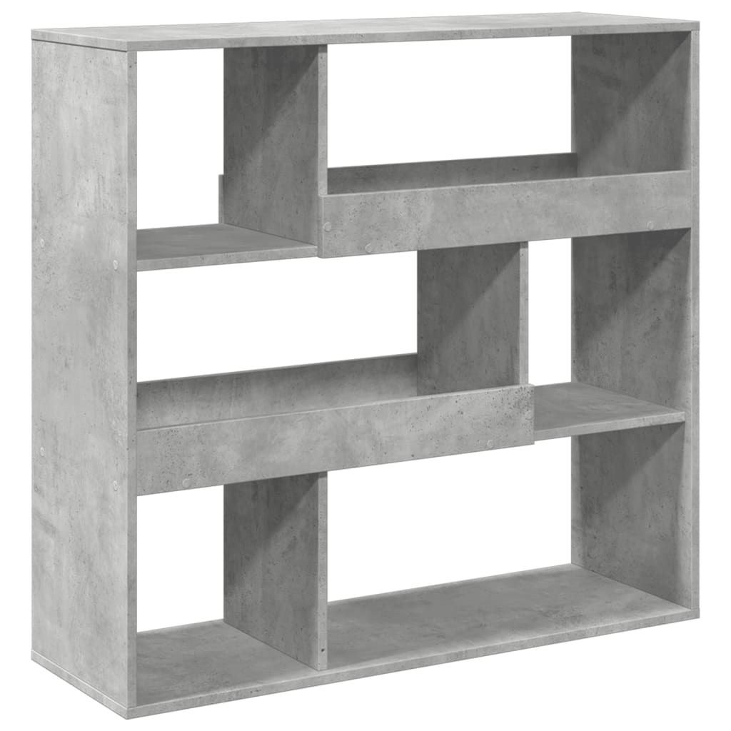 rumdeler 100x33x94,5 cm konstrueret træ betongrå