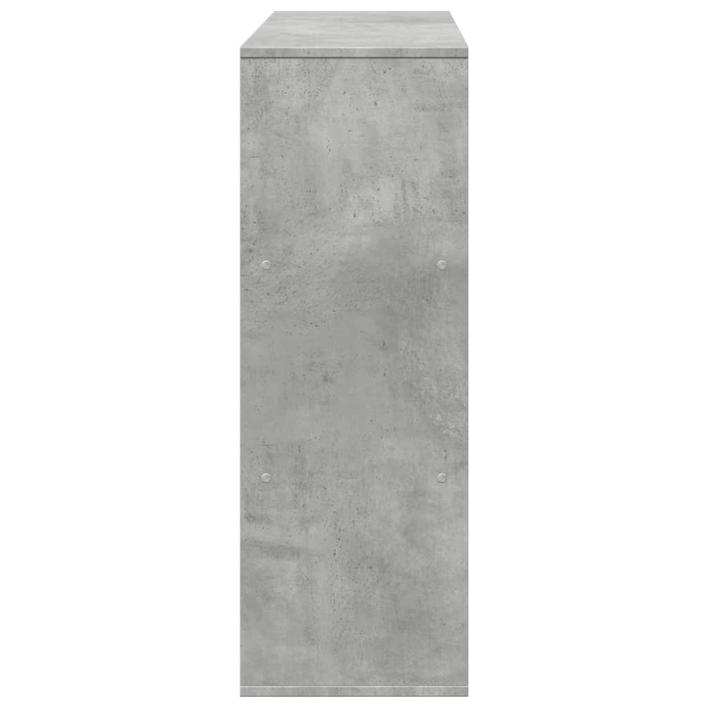 rumdeler 100x33x94,5 cm konstrueret træ betongrå