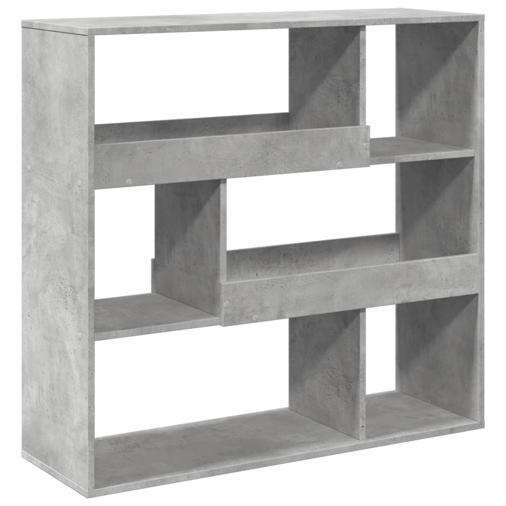 rumdeler 100x33x94,5 cm konstrueret træ betongrå