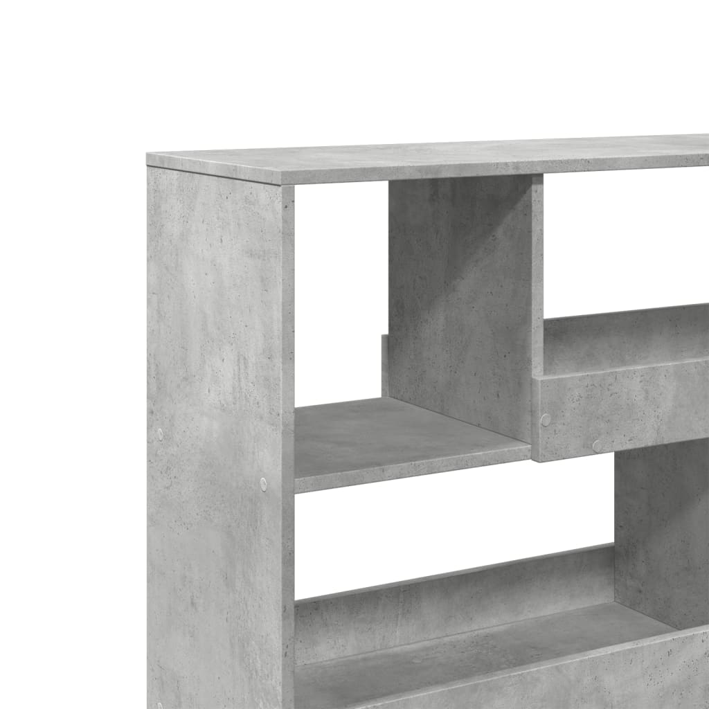 rumdeler 100x33x94,5 cm konstrueret træ betongrå