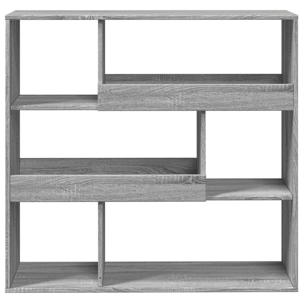 rumdeler 100x33x94,5 cm konstrueret træ grå sonoma-eg