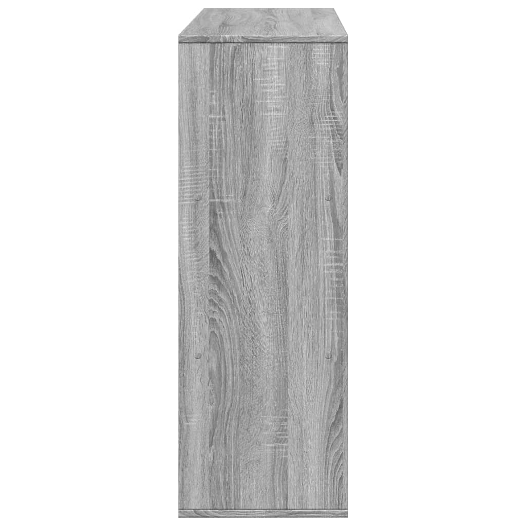 rumdeler 100x33x94,5 cm konstrueret træ grå sonoma-eg