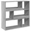 rumdeler 100x33x94,5 cm konstrueret træ grå sonoma-eg