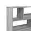 rumdeler 100x33x94,5 cm konstrueret træ grå sonoma-eg