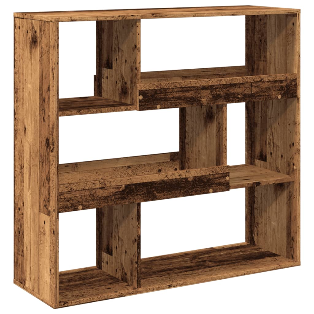 rumdeler 100x33x94,5 cm konstrueret træ antikt træ