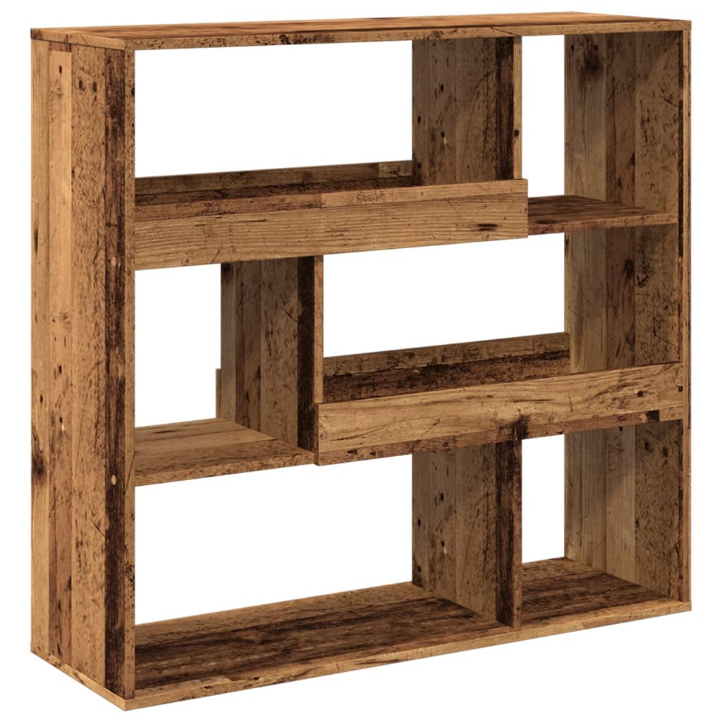 rumdeler 100x33x94,5 cm konstrueret træ antikt træ