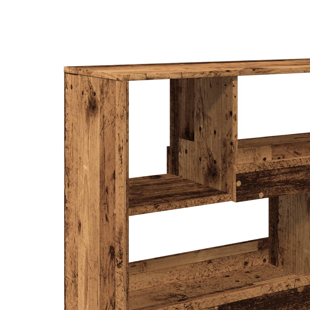 rumdeler 100x33x94,5 cm konstrueret træ antikt træ