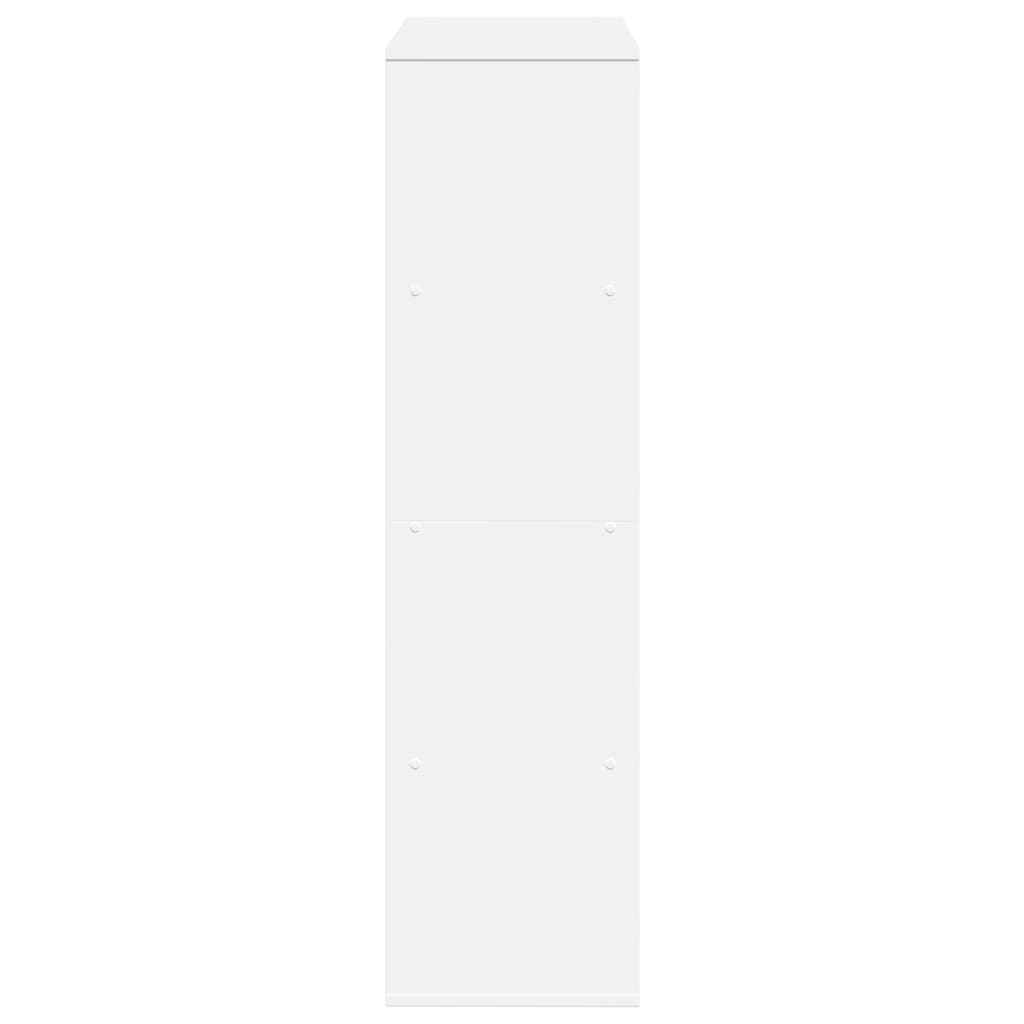 rumdeler 100x33x125,5 cm konstrueret træ hvid