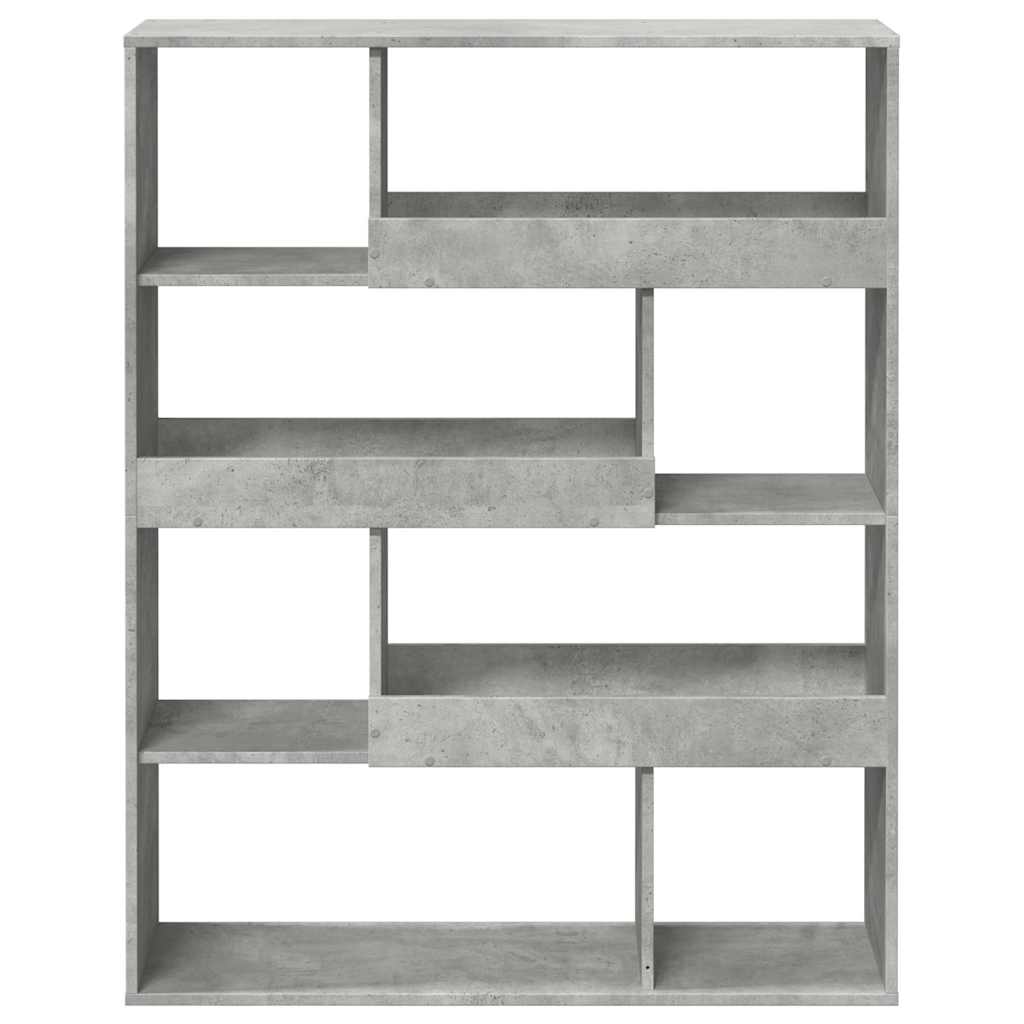 rumdeler 100x33x125,5 cm konstrueret træ betongrå