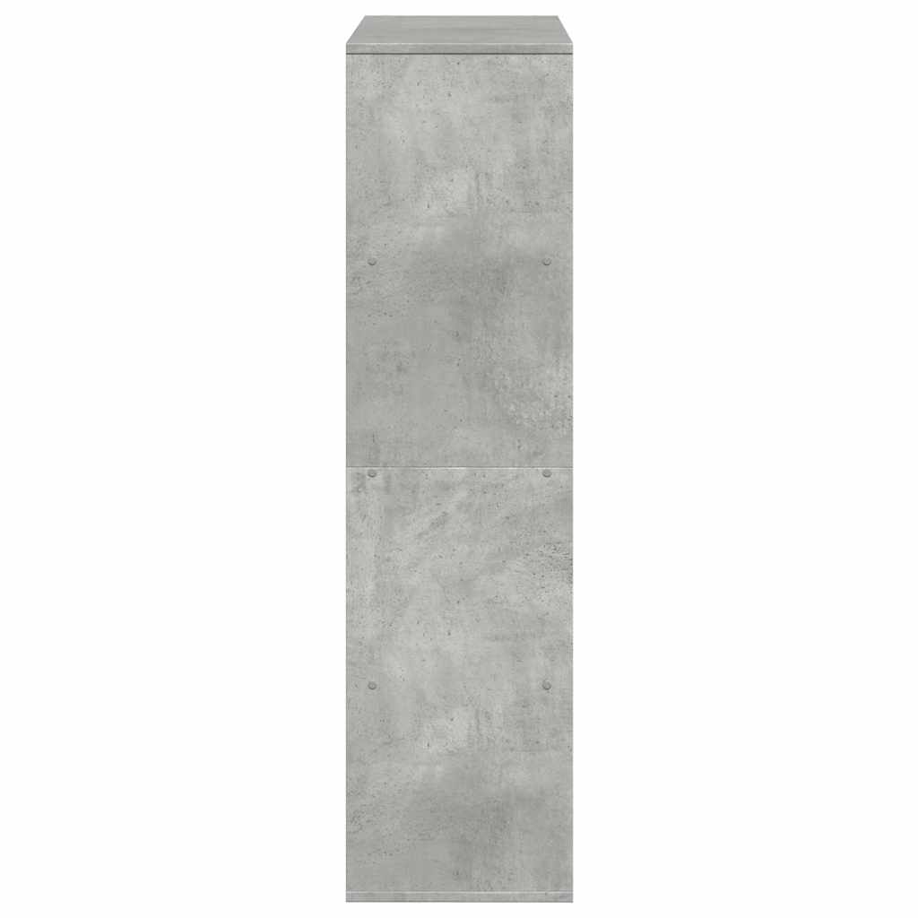 rumdeler 100x33x125,5 cm konstrueret træ betongrå