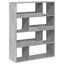 rumdeler 100x33x125,5 cm konstrueret træ betongrå
