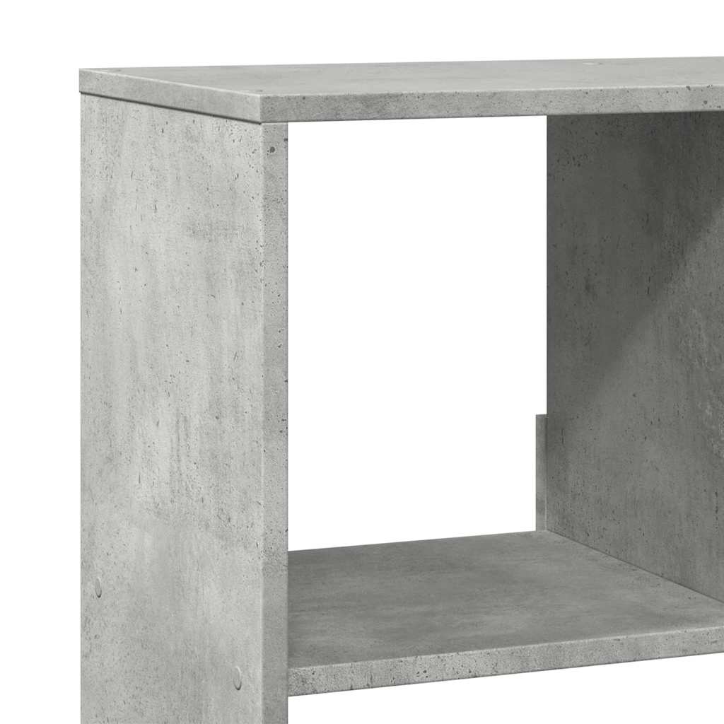 rumdeler 100x33x125,5 cm konstrueret træ betongrå