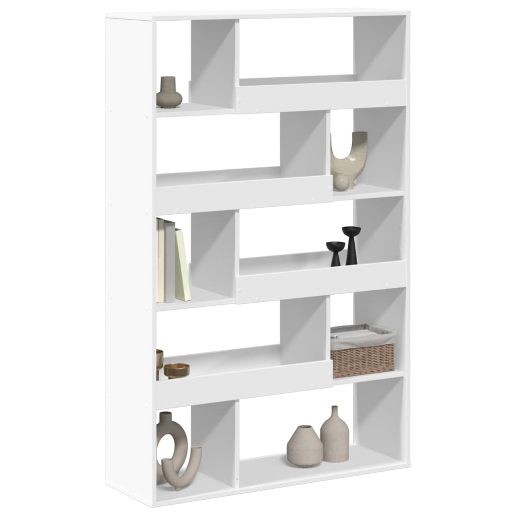 rumdeler 100x33x156,5 cm konstrueret træ hvid