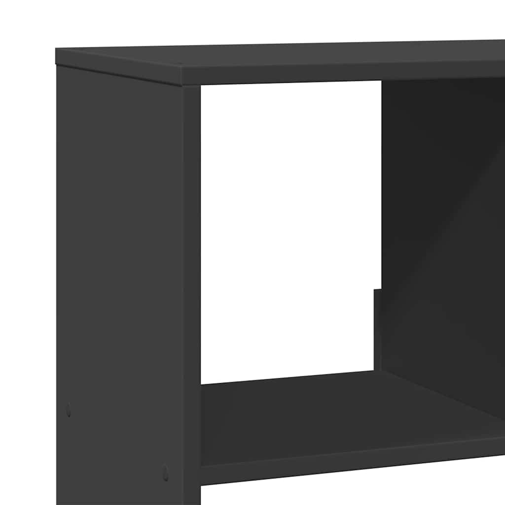 rumdeler 100x33x156,5 cm konstrueret træ sort