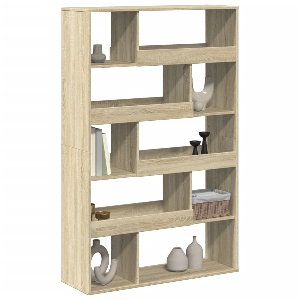 rumdeler 100x33x156,5 cm konstrueret træ sonoma-eg