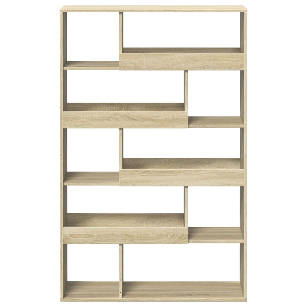 rumdeler 100x33x156,5 cm konstrueret træ sonoma-eg