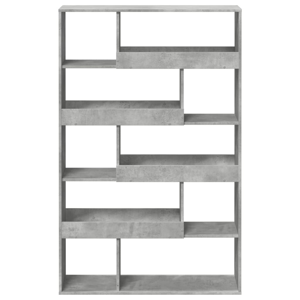 rumdeler 100x33x156,5 cm konstrueret træ betongrå